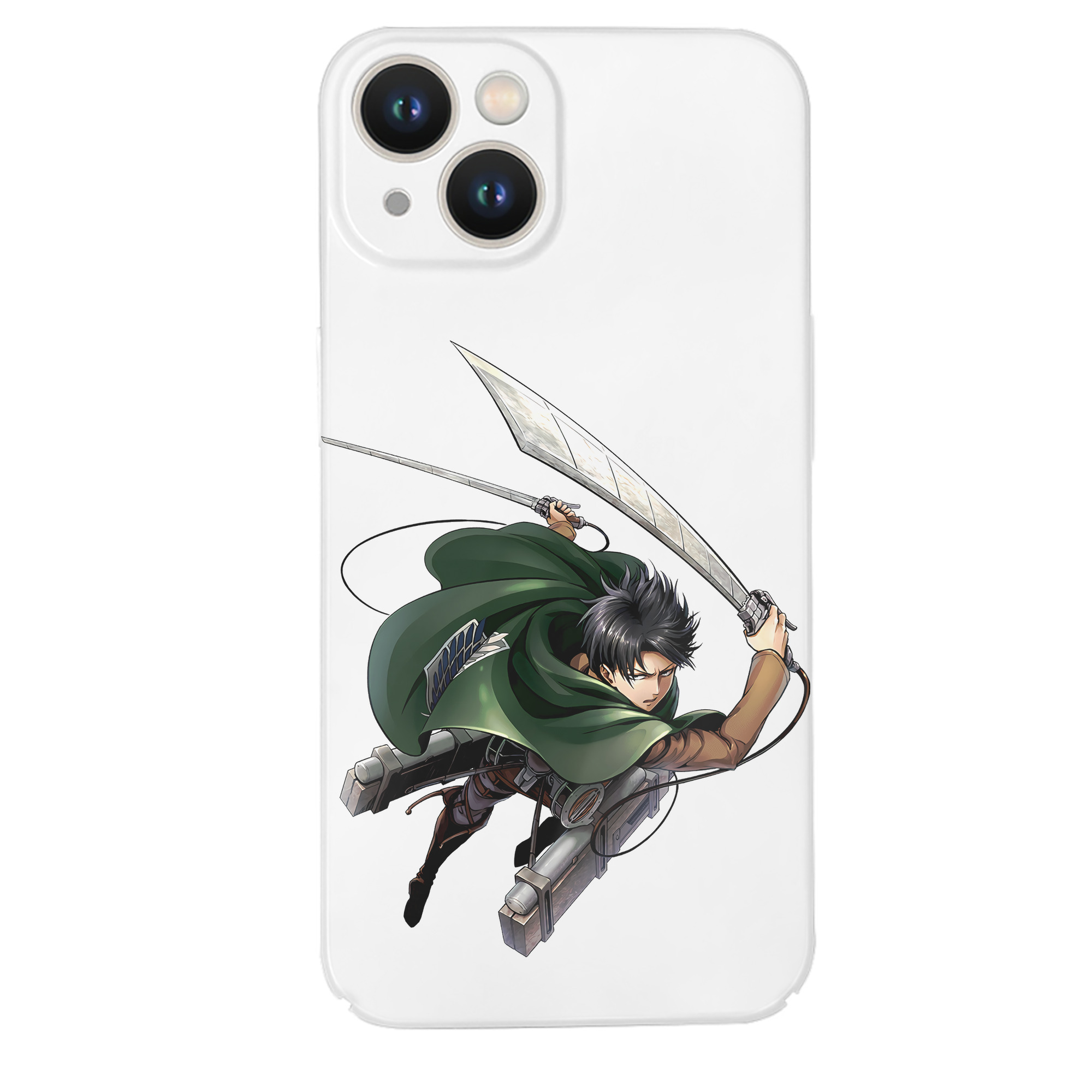（画像用） 進撃の巨人 リヴァイ·アッカーマン Attack on Titan Levi Ackerman 【iPhone 14シリーズ対応】ハードケース